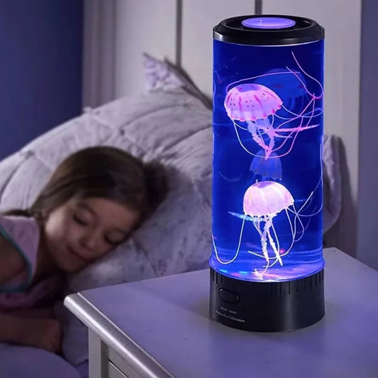 Color-Changing Jellyfish LED Lamp – 7 Colors Ocean Night Light for Kids & Bedroom Decor